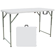 Lakhow table front view open showing stable surface and seating benefit