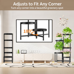 LASZOLA metal frame detail with triangle supports demonstrating sturdy stability for heavier pots