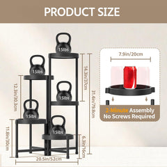 LASZOLA side profile showing foldable outer trays and adjustable angle for corner fit
