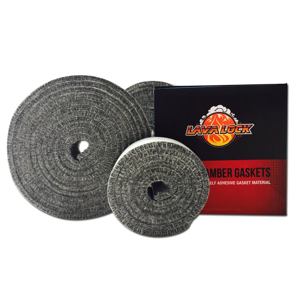 BBQgaskets.com LavaLock gasket roll front packaging showing product and branding