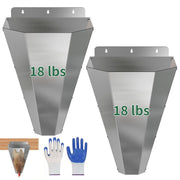LavviTech front view of two large chicken cones showing sturdy construction benefit