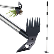 LAWFYMORI front view assembled showing full 60-inch reach and ergonomic use
