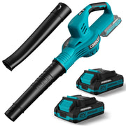 LAZYBOI front view of blower showing compact design and easy storage benefit