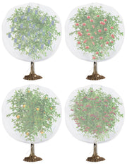 LCHUANG front packaging of four bird netting covers showing product benefit of protection