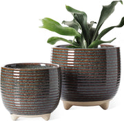 LE TAUCI front view showing reactive glaze and elegant silhouette for stylish display