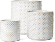 LE TAUCI front view of three pots showing cohesive set benefit