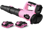 LEAPUL front view of cordless leaf blower showing compact design and portability