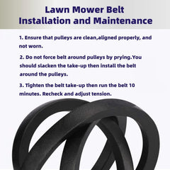 Leego belt routing diagram detail illustrating correct installation steps