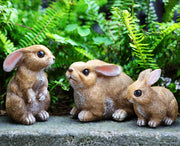 LEGIFO front view of three bunnies showing cute grouping and curb appeal