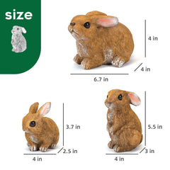 LEGIFO side profile of a single bunny demonstrating realistic pose and finish