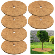 Legigo front packaging showing six 24in coir mulch rings and eco-friendly benefit