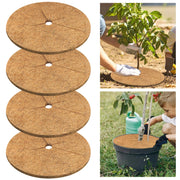 Legigo front pack showing four 24-inch mulch rings and eco packaging benefit