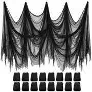 Legigo packaging showing 16-pack black creepy cloths for easy bulk decorating
