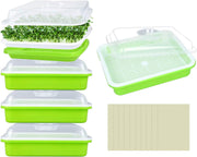 Legigo front view showing five trays for continuous fresh sprouts