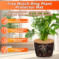 Legigo mulch ring installed around tree trunk protecting roots and reducing weeds
