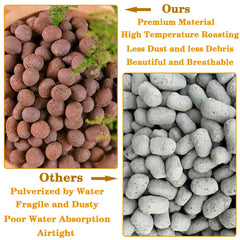 Legigo pebbles used as pot top dressing improving moisture control and clean look