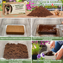 Legigo blended potting mix with coir showing improved drainage and moisture retention