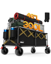 LEISURE IMPACT front view of wagon showing large load capacity and durability