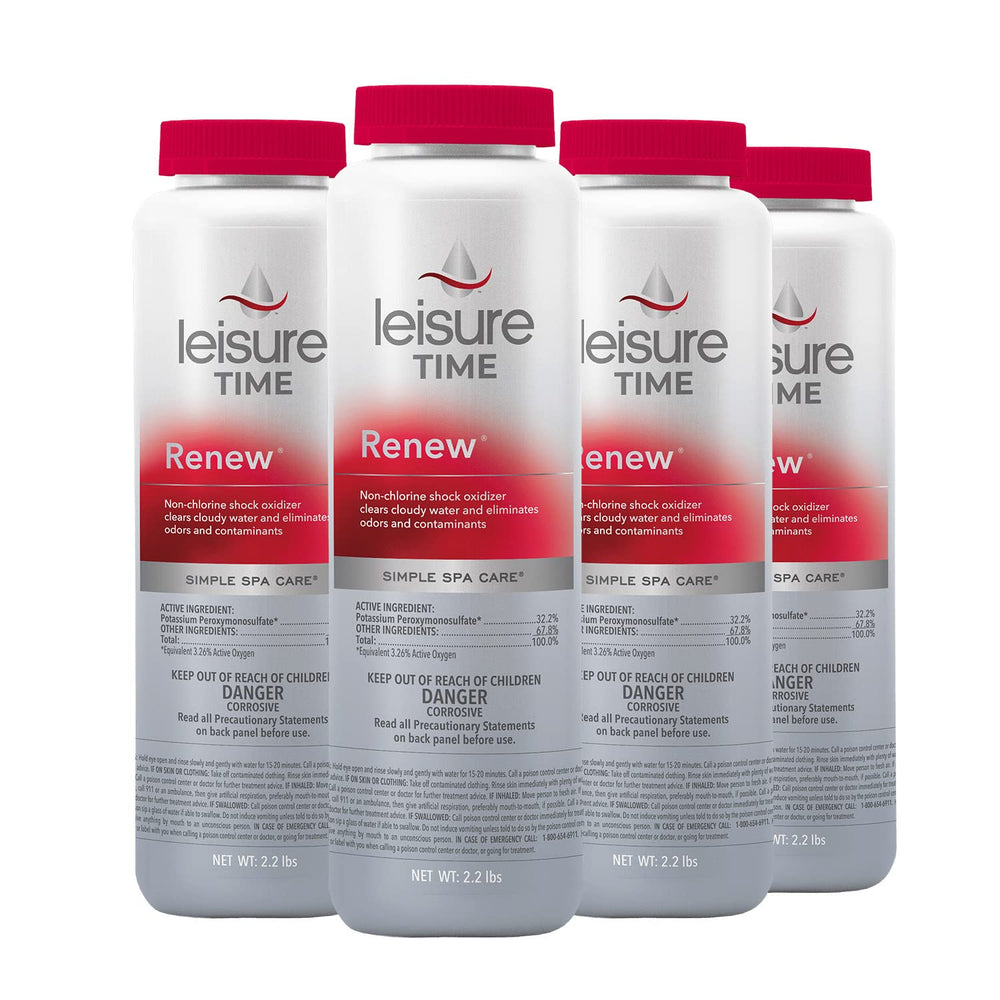 Leisure Time Renew Granular front packaging showing product and quick-clarifying benefit