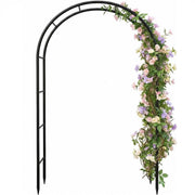 LeJoy Garden arch front view showing stable frame and clean lines for versatile styling