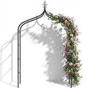 LeJoy Garden front view of gothic metal arch showing elegant entryway and durable design