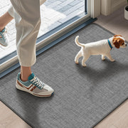 LEKEEPGO front view grey mat showing clean entry protection