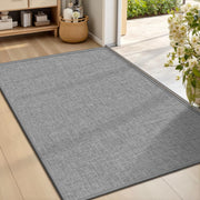 LEKEEPGO front view grey mat showing clean entrance benefit