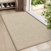 LEKEEPGO front view khaki mat showing clean design and entry protection