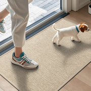 LEKEEPGO front view khaki mat showing clean entrance and protection