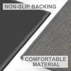LEKEEPGO textured rubber backing detailed to show anti-slip safety