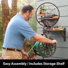 Liberty Garden storage tray detail holding nozzles for quick access and convenience