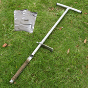 lichtund front view of stainless steel soil probe showing durable construction and ease