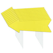 LIKOSEA front view of yellow arrow sign showing bold direction and quick visibility