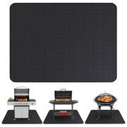 Linda's Essentials mat front view showing full 60x40 coverage and clean protection