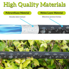 LINEX soaker hose laid in a raised bed delivering targeted root-zone watering