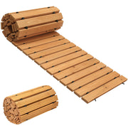 LINSHRY front view shows full 12ft cedar pathway creating neat walkway