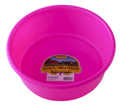 Little Giant hot pink pan front view showing durable construction and visibility