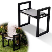 LLARGUEST front view kneeler seat showing stable frame and cushion benefit