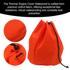 llguz adjustable drawstring detail ensuring snug secure fit on engine