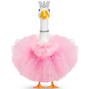 Locmeo goose front view styled as princess highlights visual charm