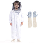 LONGADS front view of child bee suit showing full coverage and protection