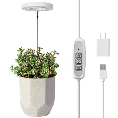 LORDEM front view halo grow light showing elegant shape and bright benefit