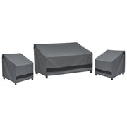 loriano front packaging view showing complete 3-piece cover set and benefit of organized protection