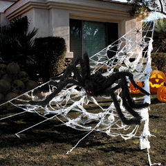 Lovinland triangular web front view showing durable rope, creates bold focal point