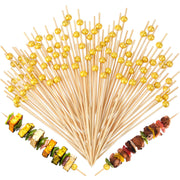 LOYIM front packaging showing 100 gold pearl skewers, ready for events