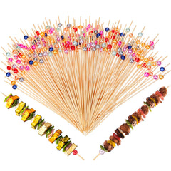 LOYIM front packaging showing 100 skewers and pearl toppers for elegant serving
