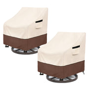 LSongSKY front view of cover protecting swivel chair, durable waterproof protection