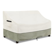 LSongSKY front view of loveseat cover protecting patio sofa