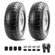 LTNICER front view of 13-inch wheel showing complete tire and rim, reliable replacement
