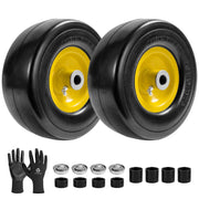 LTNICER front view showing two tires and packaging for easy replacement